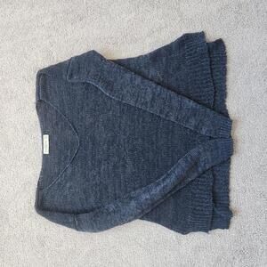 Abercrombie & Fitch Blue V-Neck Knit Sweater | Relaxed Layering Piece XS/S